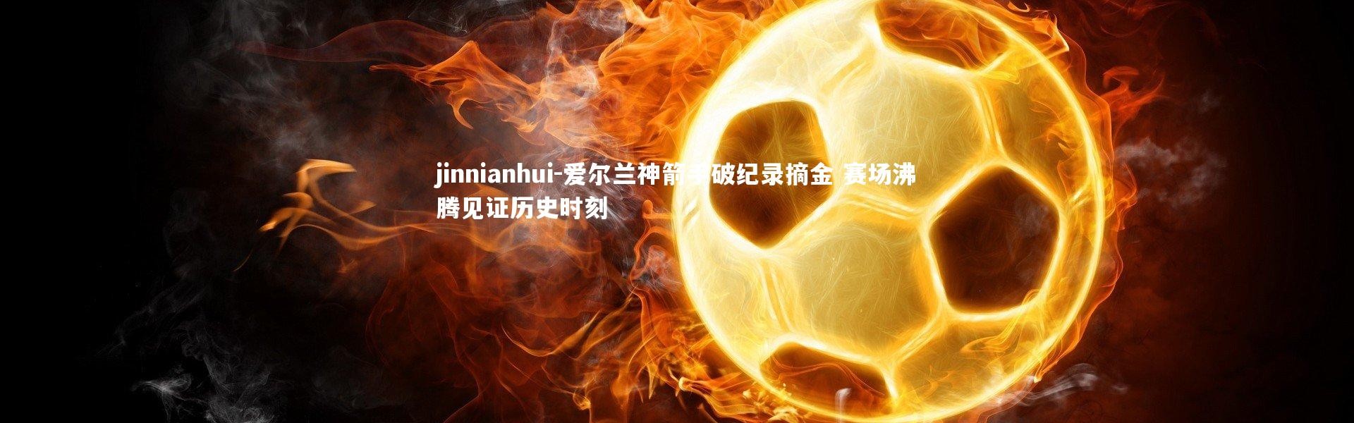 jinnianhui-爱尔兰神箭手破纪录摘金 赛场沸腾见证历史时刻